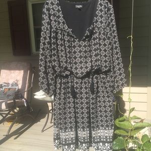 Black Printed Dress **Proceeds to Charity**